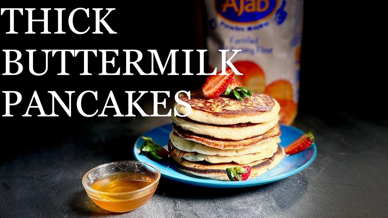 Thick Buttermilk Pancakes Recipe